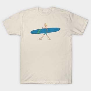 Guy with longboard T-Shirt